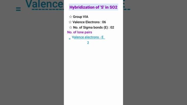 What is the hybridization of 'S' in SO2? смотреть онлайн