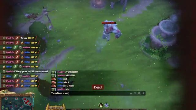 1v1 Troll vs Tiny Dota 2 смотреть онлайн
