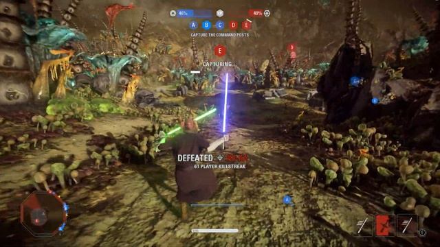 Star Wars Battlefront II - Form 4 Plo Koon Mod Gameplay (Jar'Kai) смотреть онлайн