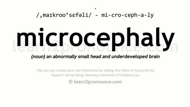 Pronunciation of Microcephaly | Definition of Microcephaly смотреть онлайн