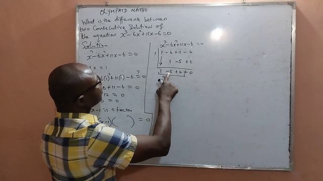 Difference Between Two Consecutive Solutions X^3 -6X^2+11X-6=0 || Synthetic Division of Polynomial смотреть онлайн