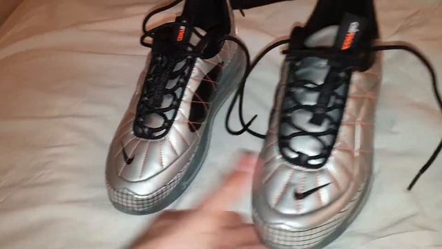 Unboxing NIKE AIX MAX MX-720-818 METALIC SILVER/BLACK смотреть онлайн