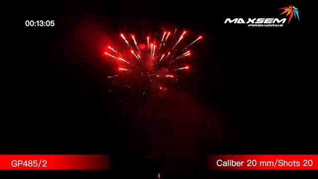 Фейерверк на 20 залпов «Fine View» Maxsem GP485/2 смотреть онлайн