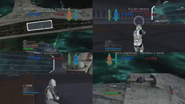 Let Us Play Star Wars Battlefront II: 4 Player Splitscreen Pt. 2: Mysteries of Battlefront Scoring смотреть онлайн