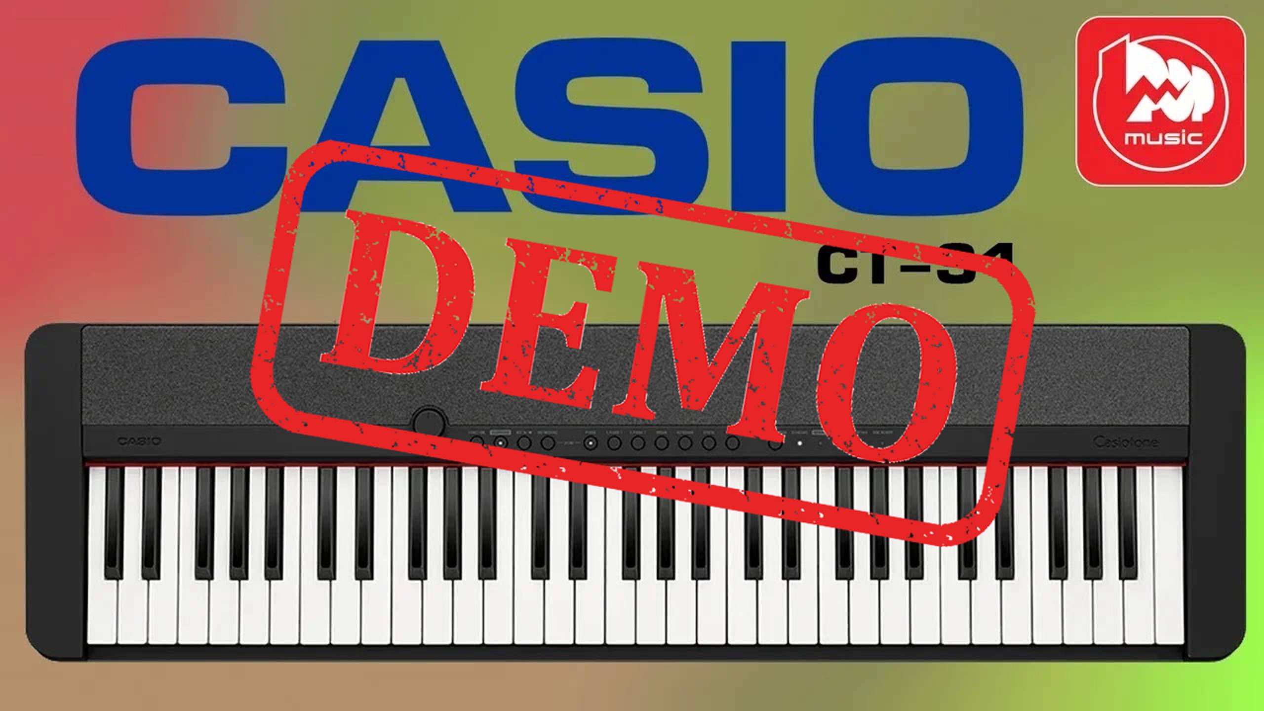 Синтезатор/Электропиано CASIO CT-S1 - демонстрация звучания смотреть онлайн