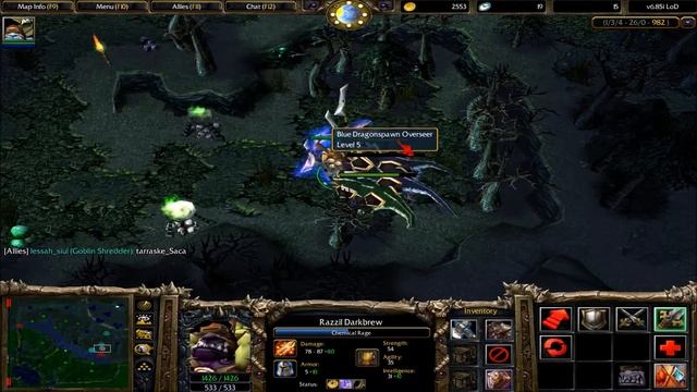 DotA 1 6.85i LOD - Centaur TRIPLE KILL FOUNTAIN!!!! смотреть онлайн