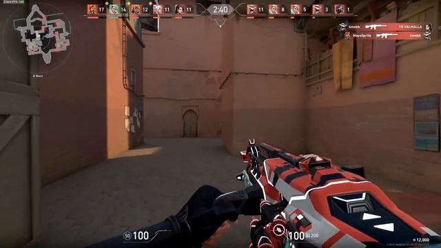 RED GLITCHPOP ODIN SKIN GAMEPLAY LEVEL 6 - VALORANT GLITCHPOP COLLECTION смотреть онлайн