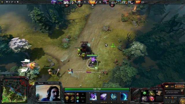 Dota 2 клоз. Войд - фармит, аппарат - фидит. смотреть онлайн