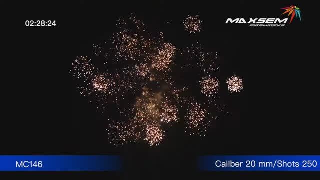 Взрывной фейерверк на 250 залпов Explosive MC146 Maxsem смотреть онлайн