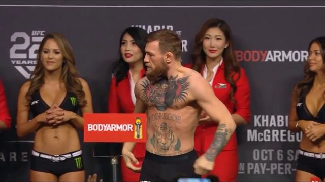 Взвешивание хабиб конор / Weigh-in Khabib Connor