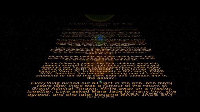 Star Wars Episode VII opening crawl - Expanded Universe edition (Parody) смотреть онлайн
