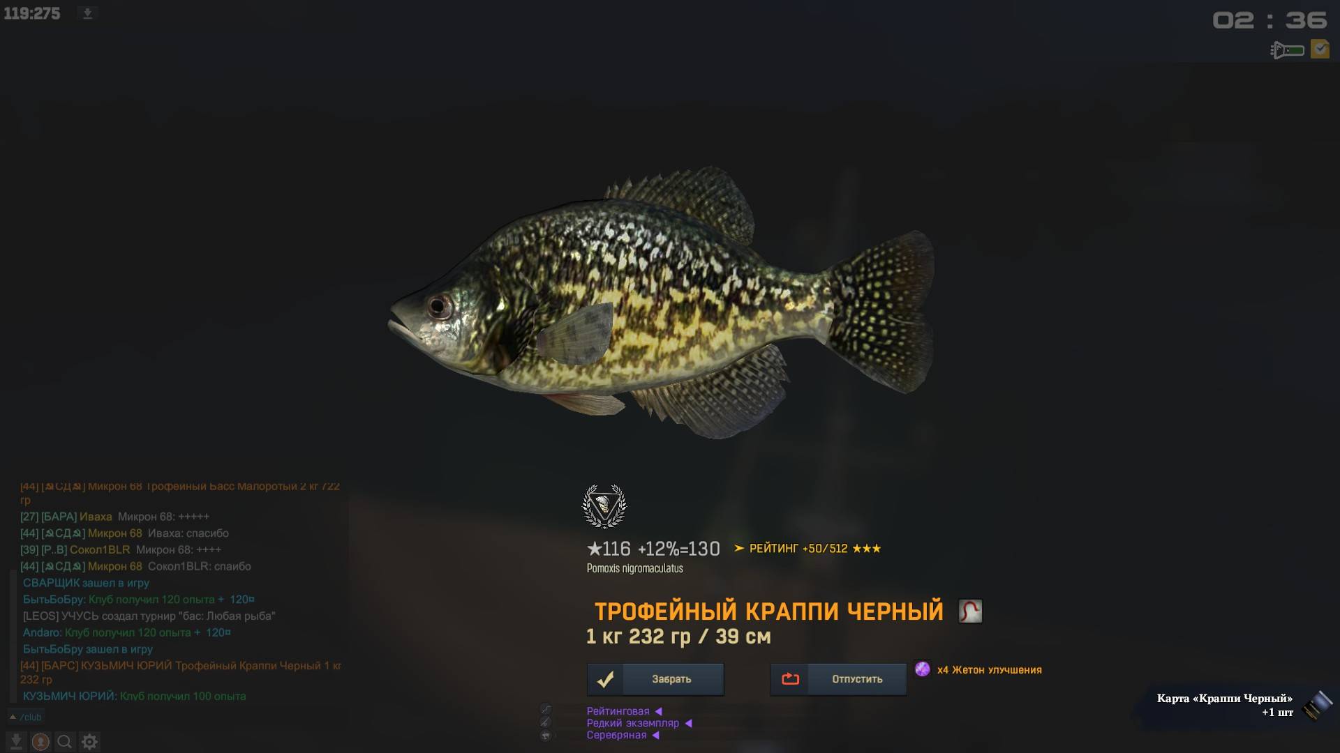 Fisher Online 1000 ОСТРОВОВ КРАППИ ЧЁРНЫЙ смотреть онлайн