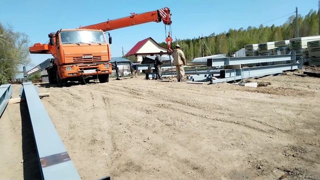 Гараж для с/х техники. Изготовление и монтаж.