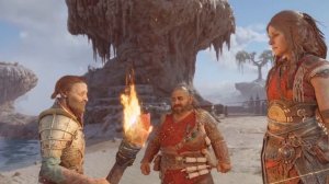 God of War Рагнарёк_Секретная Концовка Похороны Брока🥹