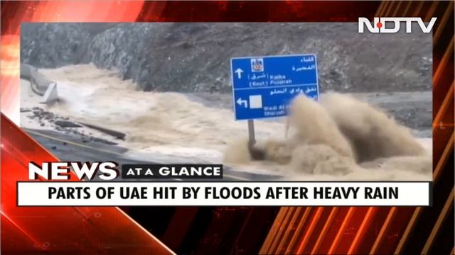 Parts Of UAE Hit By Floods After Heavy Rain смотреть онлайн