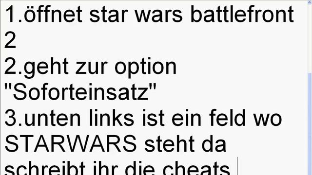 Star wars battlefront 2 cheats eingeben смотреть онлайн