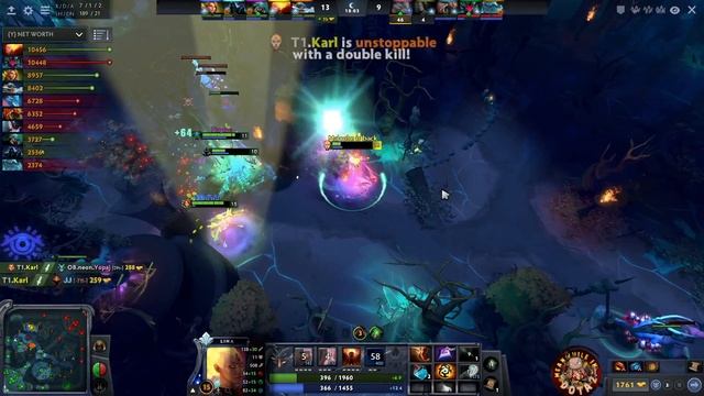 T1.KARL MACHINE GUN LINA vs OB.neon.YOPAJ LESHRAC | DOTA 2 Gameplay смотреть онлайн