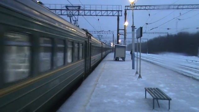 Электропоезд ЭР2Т-7181 станция Бекасово-1 смотреть онлайн