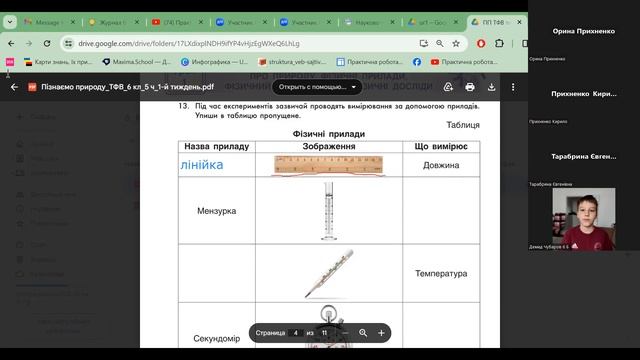 ТФВ 6 клас Інтелект Урок 17 Фізичні прилади, фізичний експеримент і фізичні досліди. смотреть онлайн