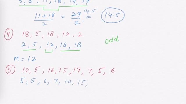 Median Example Math смотреть онлайн