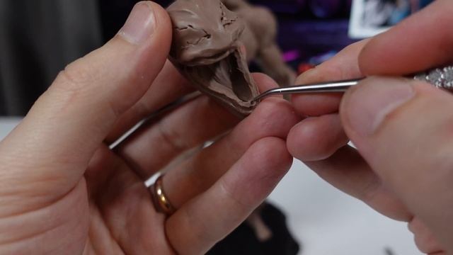 Sculpting Bad Boy Venom From Clay/plasticine Лепка скульптуры Венома из пластилина Monster Clay