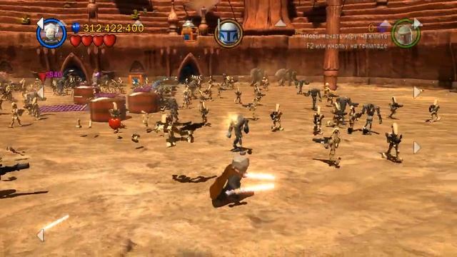LEGO Star Wars 3 The Clone Wars часть 80 Пролог Джеонозианская Арена на 100% смотреть онлайн