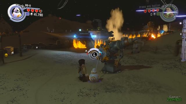 LEGO Star Wars The Force Awakens Walthrough Part 2 VILLAGE RETREAT / FIRST ORDER ASSAULT смотреть онлайн