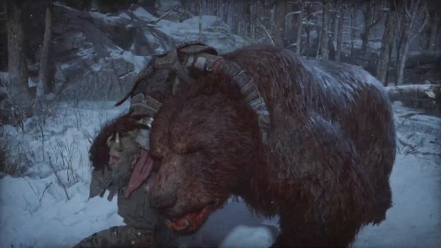 God of War Ragnarök Bear Boss Fight смотреть онлайн
