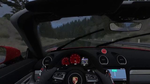 ASSETTO CORSA POV DRIVING | HEAVY RAIN | LOGITECH G29 | PORSHE 718 BOXSTER S PDK смотреть онлайн