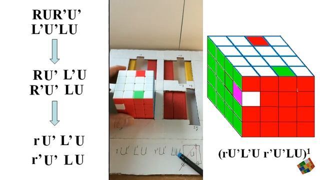 Cube Math Beyond the Rubik's Cube (25) ：(rU’L’U r’U’LU) смотреть онлайн