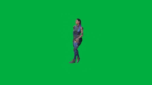 VALORANT Default Dance - Green Screen смотреть онлайн