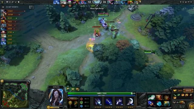 Arrow Less Than 100% Mirana by Miracle 9040 MMR - Dota 2 Epic Moments смотреть онлайн