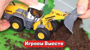 Играем в игрушки вместе ! Лего конструктор, модели машинок, Спецтехника ! Развивашки для детей !