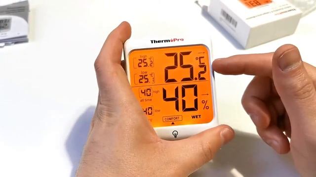 Термометр цифровой-гидрометр Therm-Pro смотреть онлайн