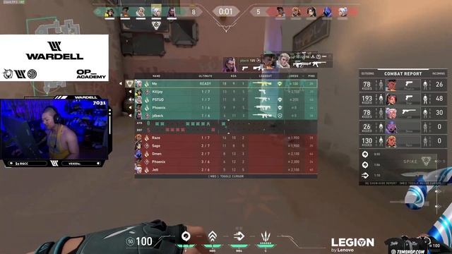 TSM WARDELL RADIANT MVP JETT GAMEPLAY ON BIND - VALORANT смотреть онлайн