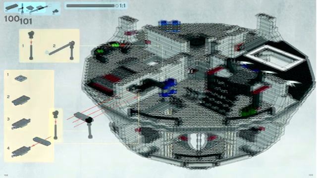 10188 Death Star LEGO Star Wars (complete Instruction Booklet)