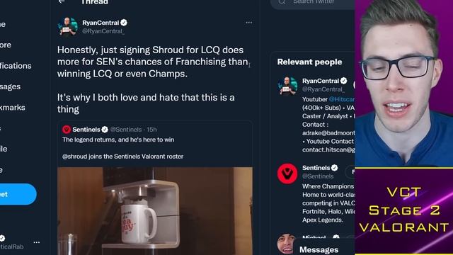 TenZ EXPLAINS Shroud to Sentinels: Winning Potential?! XSET Stewie2k? 😱 VALORANT News смотреть онлайн