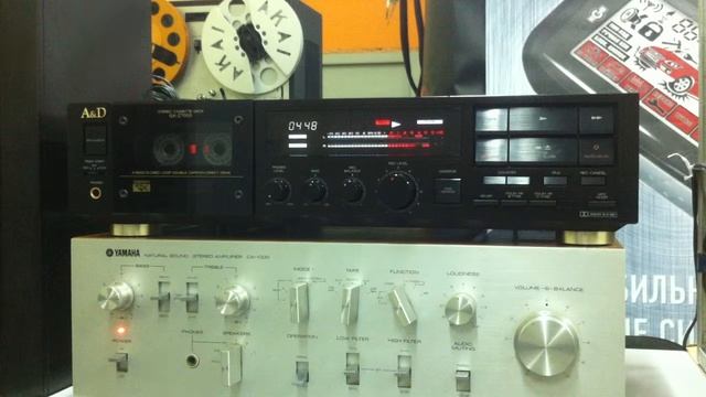 Akai GX-Z7000 кассетная дека высшего класса со сквозным каналом. смотреть онлайн