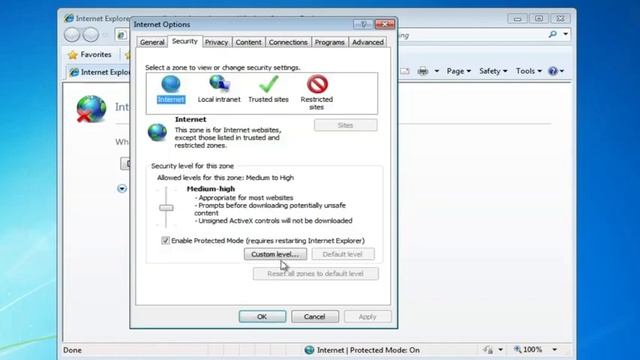 Internet Explorer Cannot Display The Webpage