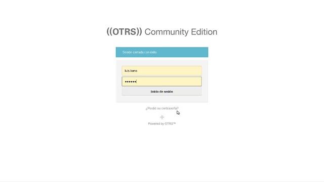 OTRS - Cambio de Logo y Funcionalidad "Olvido Contraseña" смотреть онлайн