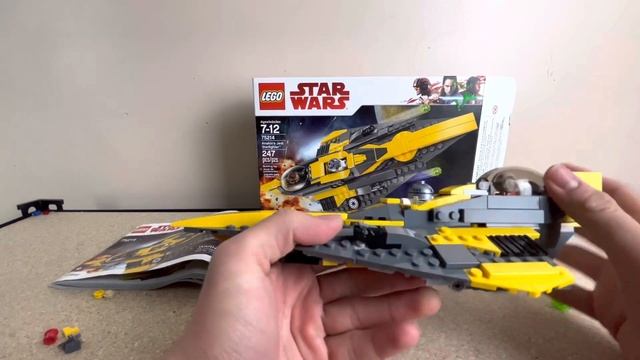 Lego star wars 75214 Anakin’s Jedi starfighter build and review смотреть онлайн