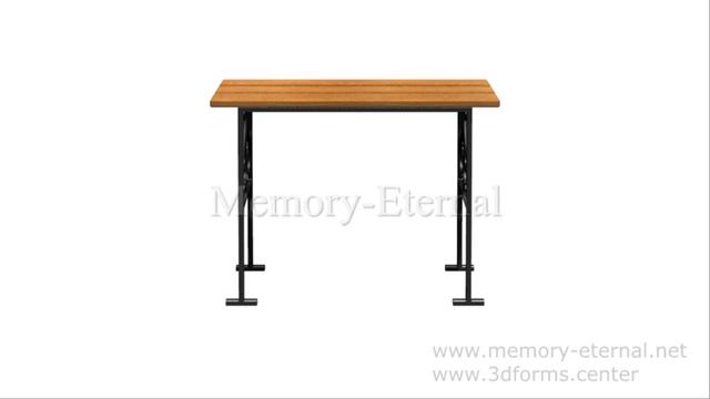 3d модель кованной лавочки