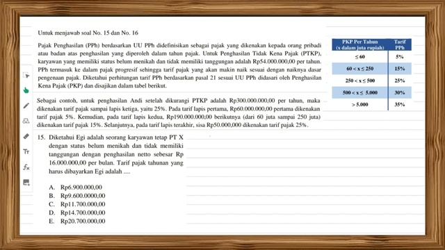 Paket 1 Penalaran Matematika SNBT 2023 Part 2 (No 11 S.d No 20) смотреть онлайн