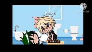 Deku gives birth in Gacha club (GC BkDk🧡💚) ( og! )