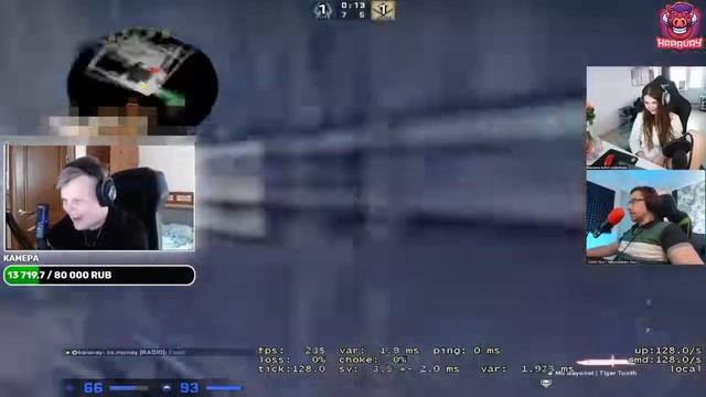 КАРАВАЙ ИГРАЕТ В CS:GO 1.6 ПРОТИВ ДИМЫ И АРИНЯН НА СТАРОМ ТРЕЙНЕ смотреть онлайн