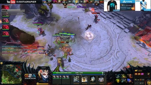 SingSing Dota 2 - 9 Meepo Supar Fight смотреть онлайн