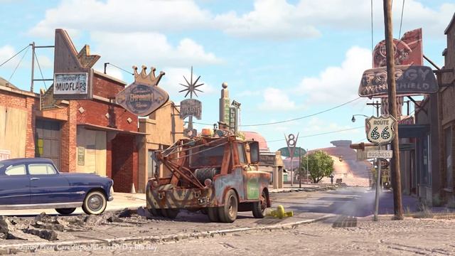 Rayo McQueen intenta escapar de Radiator Springs | Pixar Carros смотреть онлайн