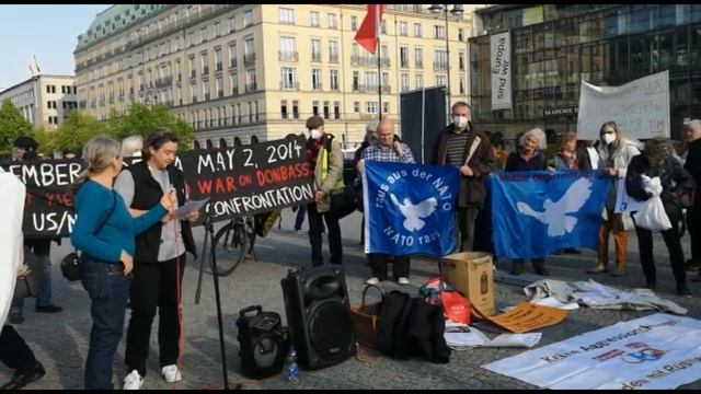 Митинг памяти погибших в Одесском Доме профсоюзов. Берлин. Rally in memory of those killed. смотреть онлайн