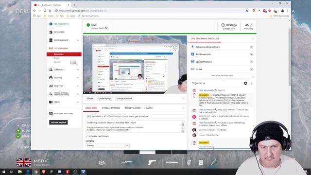 [PC] Battlefield V- RTX2080 1080p60 - Can a medic get some love? смотреть онлайн
