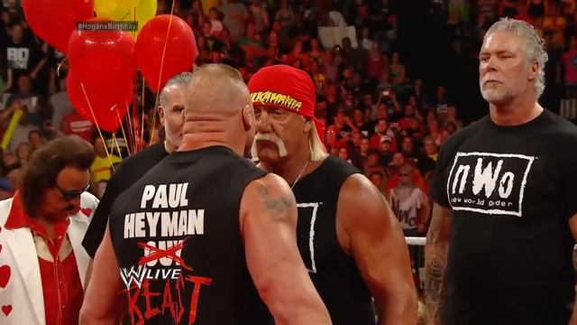 Brock Lesnar crashes Hulk Hogan's birthday celebration: Raw, Aug. 11, 2014 смотреть онлайн